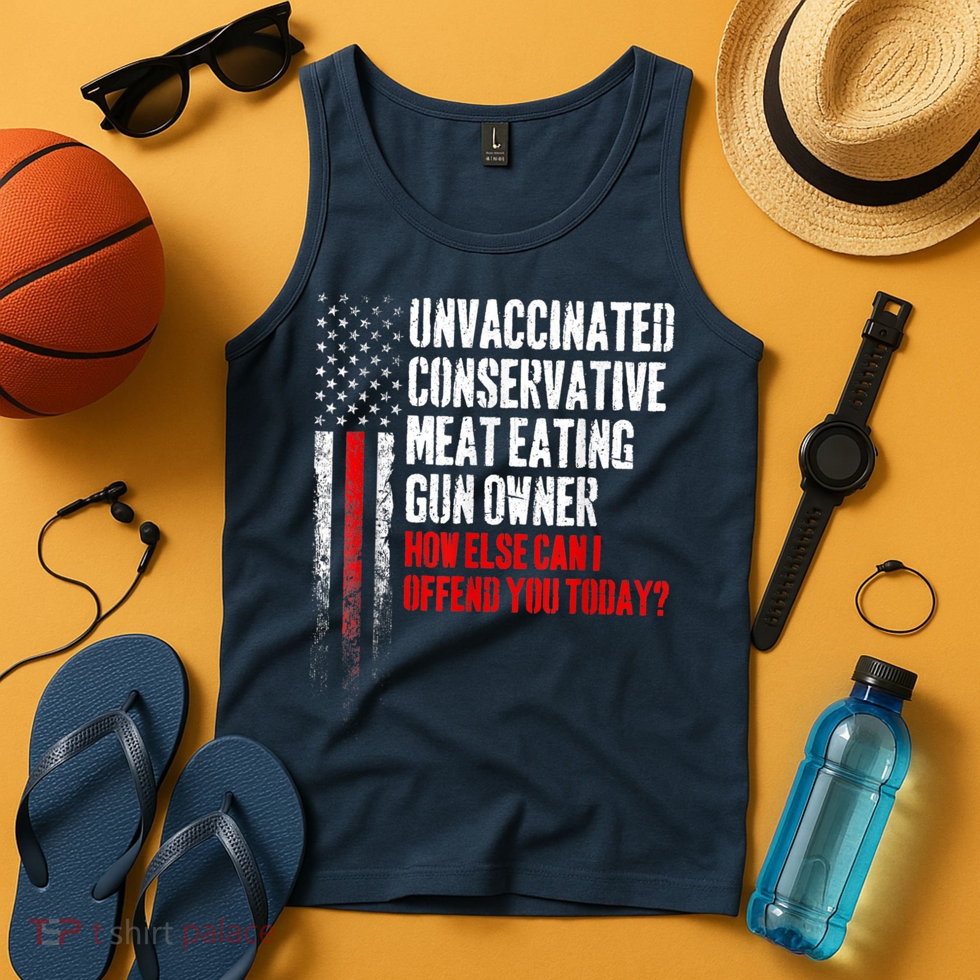 Unvaccinated Conservative Meat Eating Gun Owner Tank Top