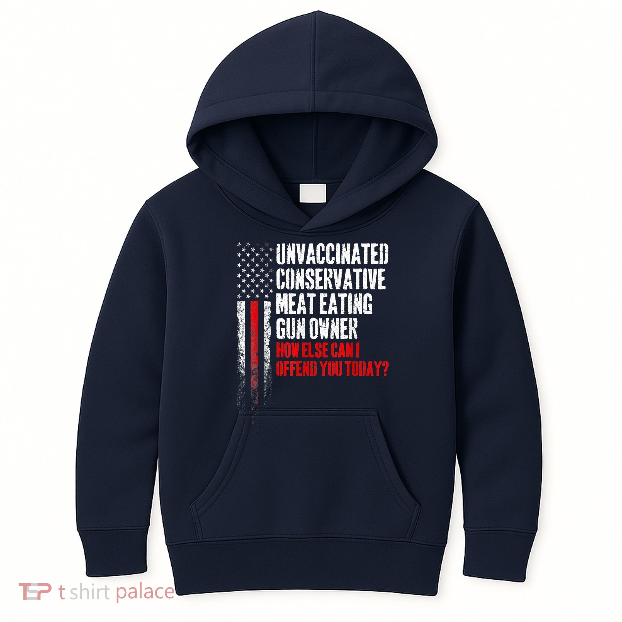 Unvaccinated Conservative Meat Eating Gun Owner Kids Hoodie