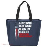 Unvaccinated Conservative Meat Eating Gun Owner Tote Bag thumb 0