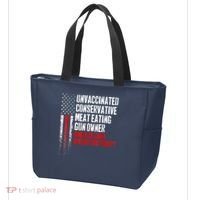 Unvaccinated Conservative Meat Eating Gun Owner Tote Bag thumb 3