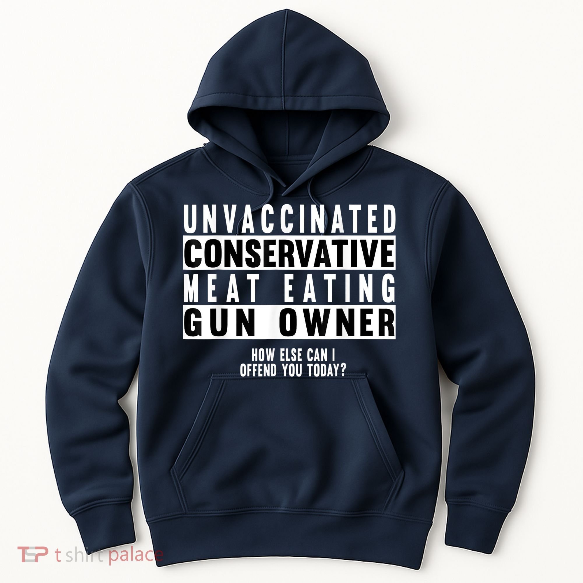 Unvaccinated Conservative Meat Eating Gun Owner How Else Can I Offend You Hoodie