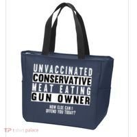 Unvaccinated Conservative Meat Eating Gun Owner How Else Can I Offend You Tote Bag thumb 3