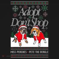 Ugly Christmas Miss Peaches & Pete The Beagle Funny Xmas Gift USA-Made Doggie Bandana thumb 2