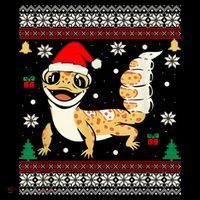 Ugly Christmas Pajama Sweater Leopard Gecko Animals Lover Coffee Mug thumb 5