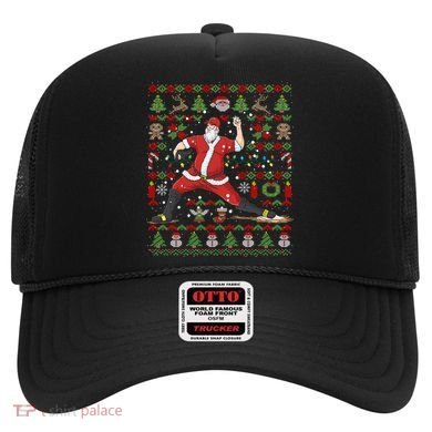 Ugly Christmas Pitcher Baseball Santa Claus Great Gift Hat