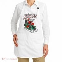 Ugly Christmas Sweater Sleigher Heavy Metal Santa Xmas Apron thumb 2