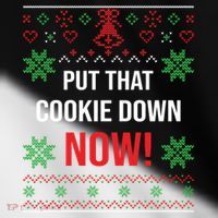 Ugly Christmas Sweater Put That Cookie Down Santa Claus Gift Toddler Fine Jersey T-Shirt thumb 2