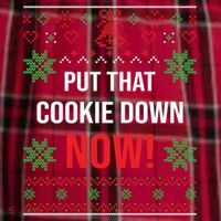 Ugly Christmas Sweater Put That Cookie Down Santa Claus Gift Men's Flannel Plaid Pajama Pants thumb 2