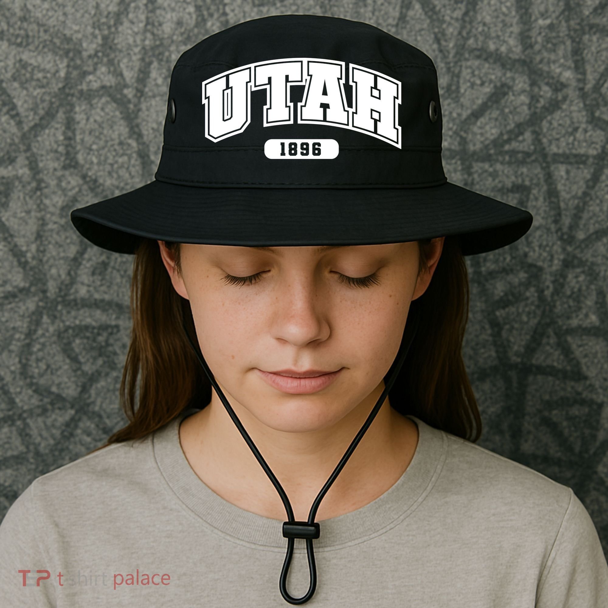 Utah Collegiate Style 1896 Bucket Hat