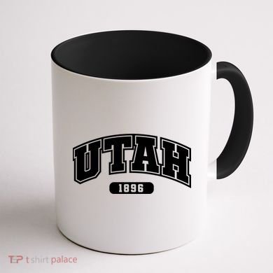 Utah Collegiate Style 1896 Coffee Mug back