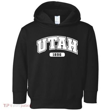 Utah Collegiate Style 1896 Toddler Hoodie