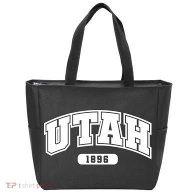 Utah Collegiate Style 1896 Tote Bag