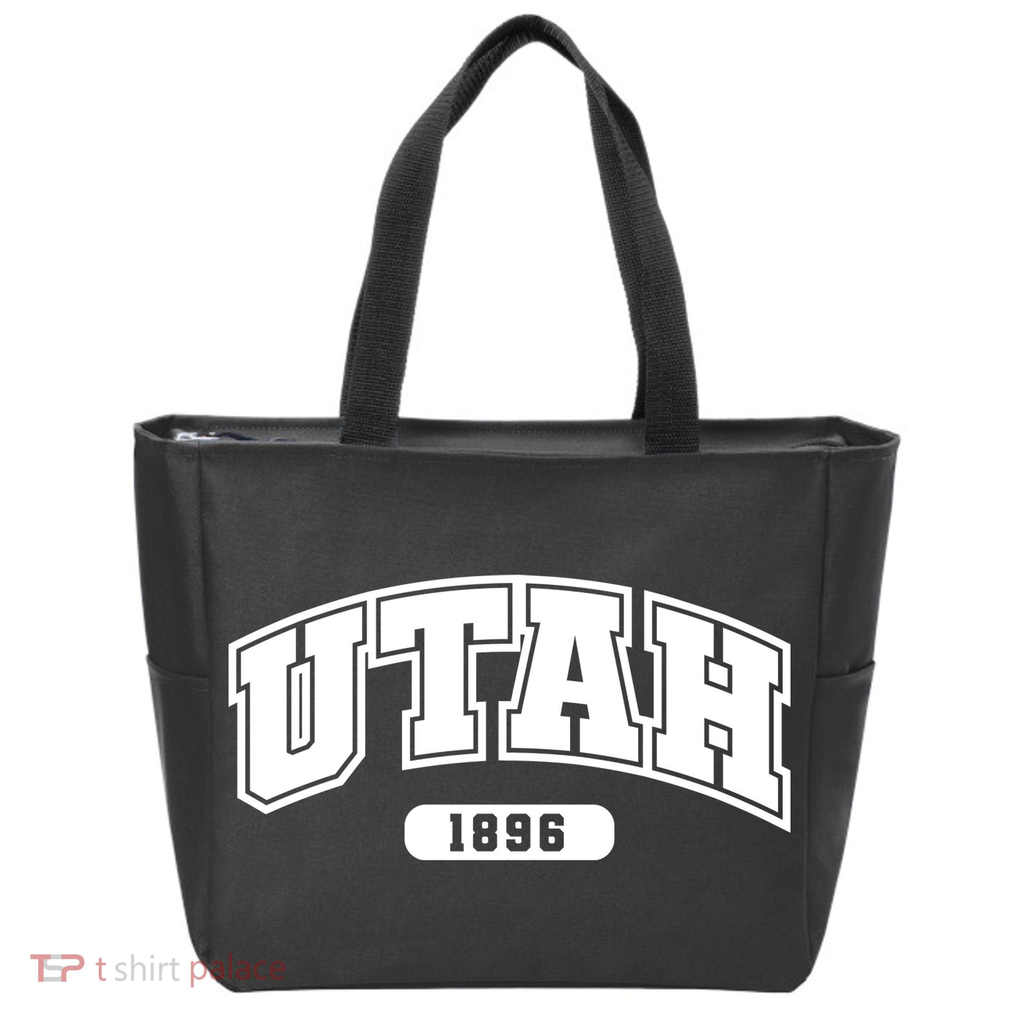 Utah Collegiate Style 1896 Tote Bag