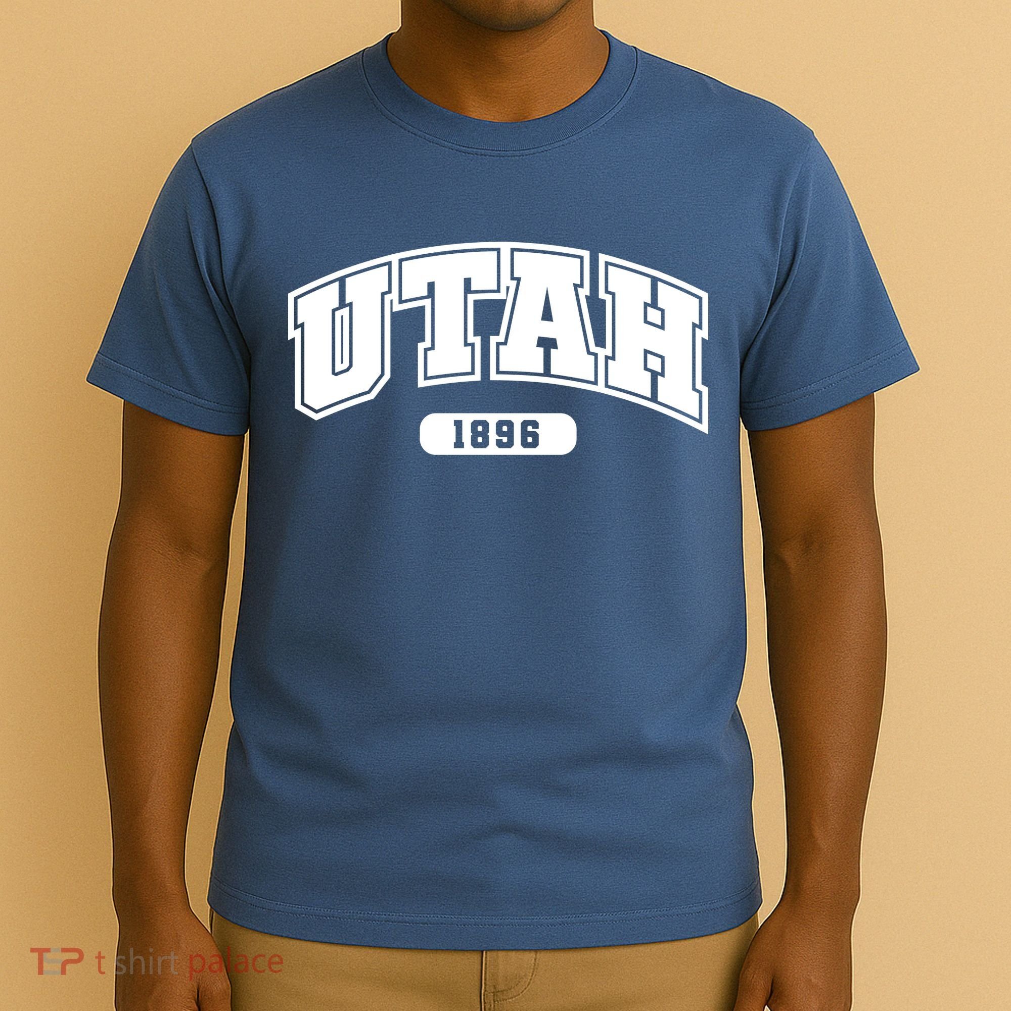 Utah Collegiate Style 1896 T-Shirt