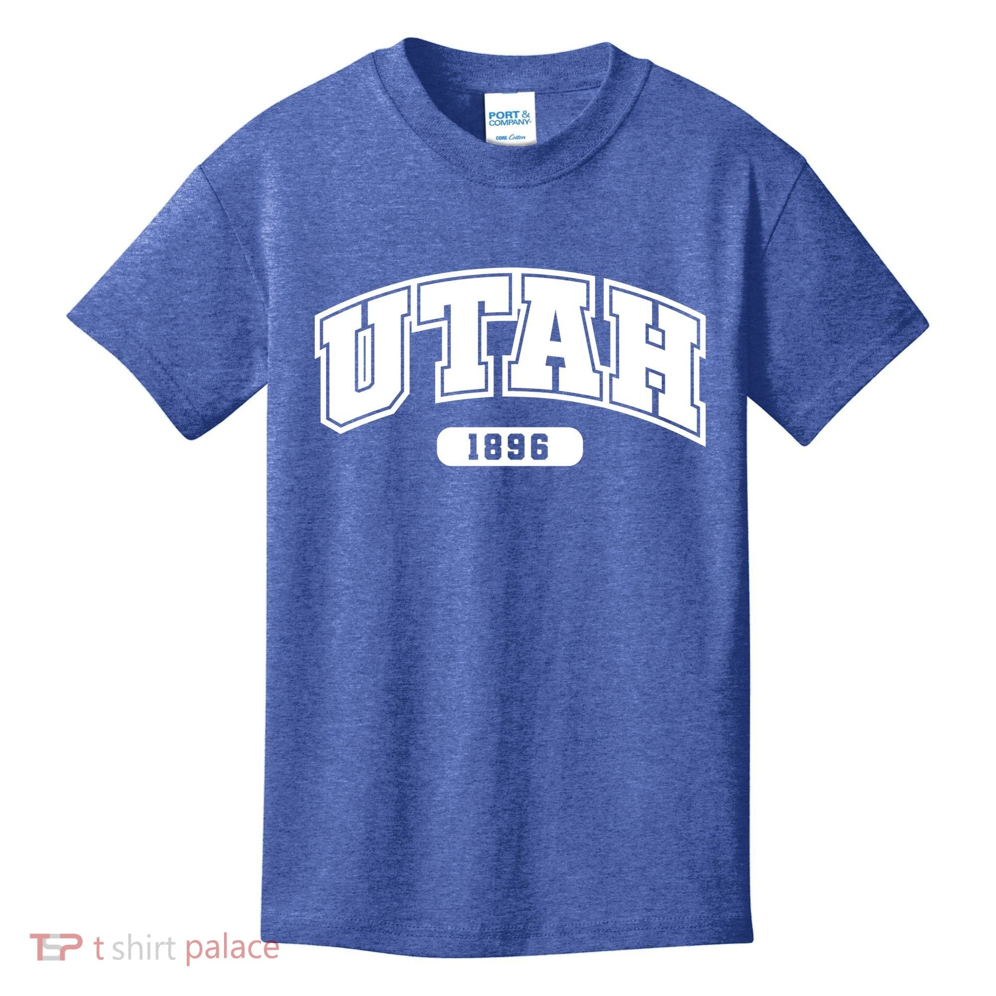 Utah Collegiate Style 1896 Kids T-Shirt