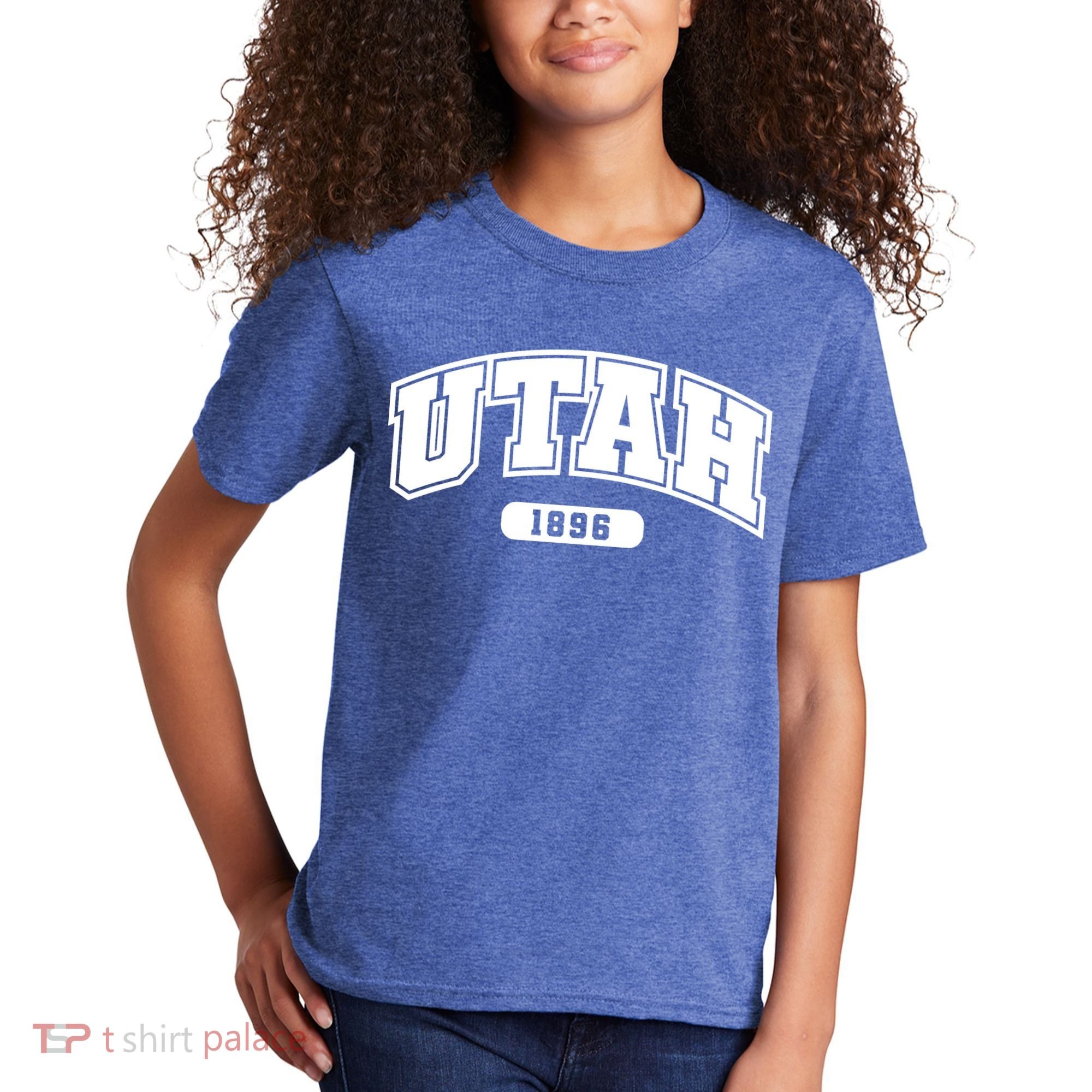 Utah Collegiate Style 1896 Kids T-Shirt