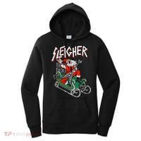 Ugly Christmas Sweater Sleigher Heavy Metal Santa Xmas Women's Hoodie thumb 0