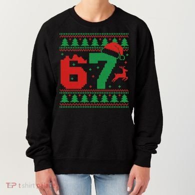Ugly Christmas Sweater 67 Meme 6-7 Women's Sweatshirt
