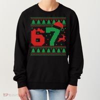 Ugly Christmas Sweater 67 Meme 6-7 Women's Sweatshirt thumb 0
