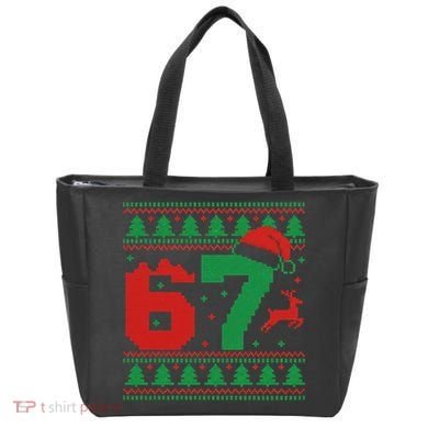Ugly Christmas Sweater 67 Meme 6-7 Tote Bag