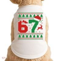 Ugly Christmas Sweater 67 Meme 6-7 Doggie Tank thumb 0