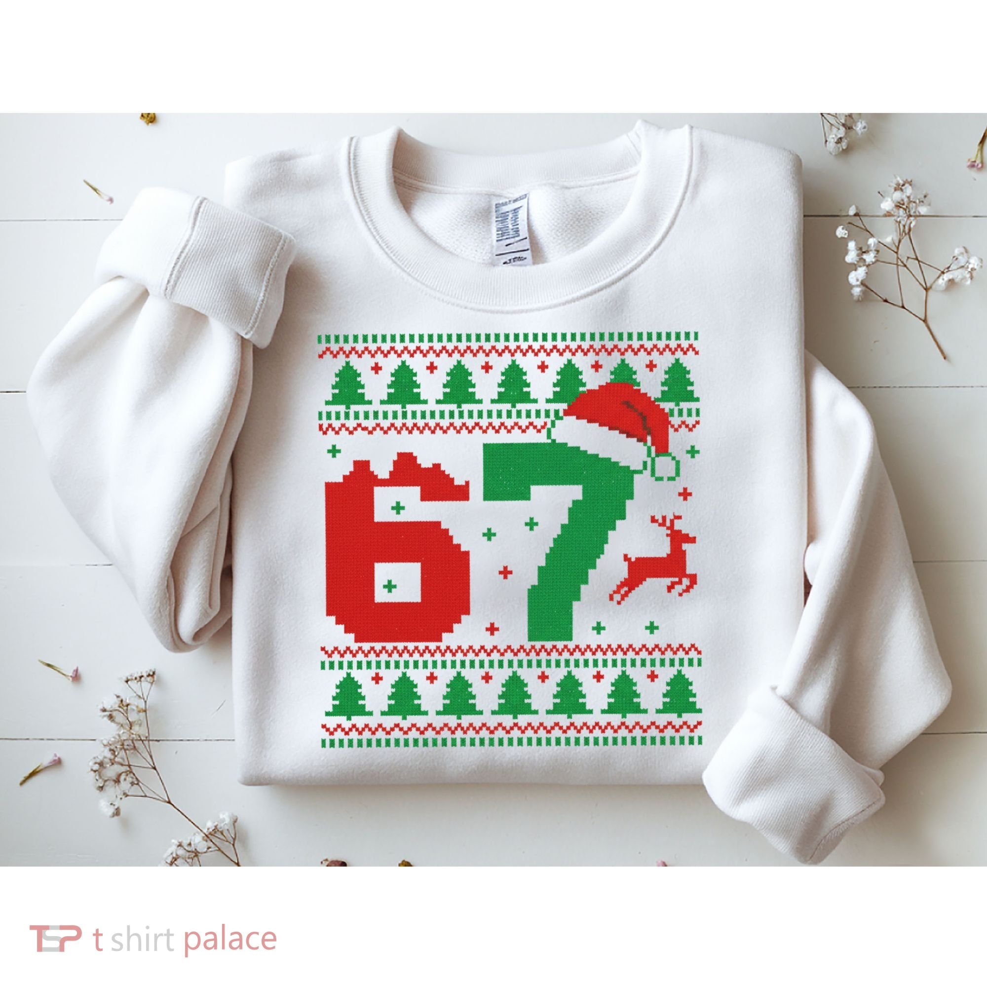 Ugly Christmas Sweater 67 Meme 6-7 Sweatshirt