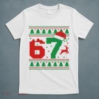 Ugly Christmas Sweater 67 Meme 6-7 T-Shirt thumb 5