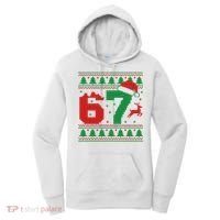 Ugly Christmas Sweater 67 Meme 6-7 Women's Hoodie thumb 0