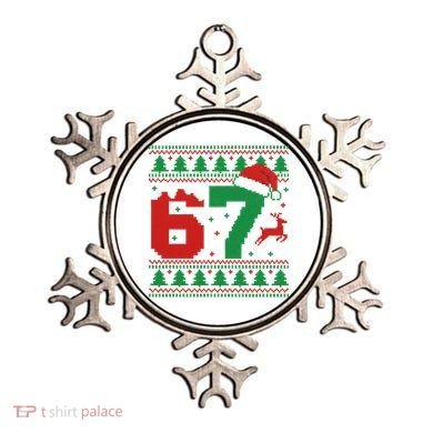 Ugly Christmas Sweater 67 Meme 6-7 Ornament