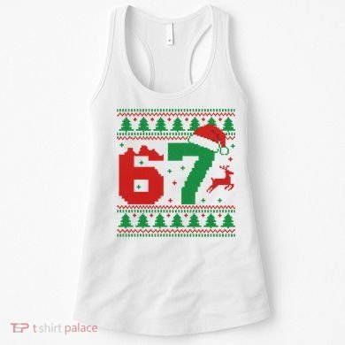 Ugly Christmas Sweater 67 Meme 6-7 Women's Tank Top