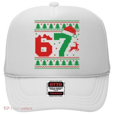 Ugly Christmas Sweater 67 Meme 6-7 Hat