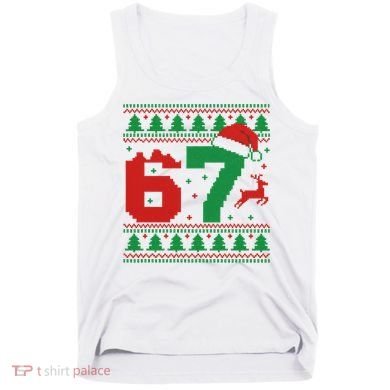Ugly Christmas Sweater 67 Meme 6-7 Tank Top