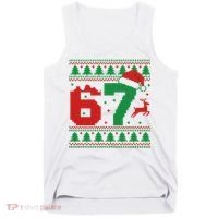 Ugly Christmas Sweater 67 Meme 6-7 Tank Top thumb 0
