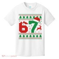 Ugly Christmas Sweater 67 Meme 6-7 Kids T-Shirt thumb 0
