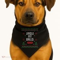 Ugly Christmas Sweater USA-Made Doggie Bandana thumb 1