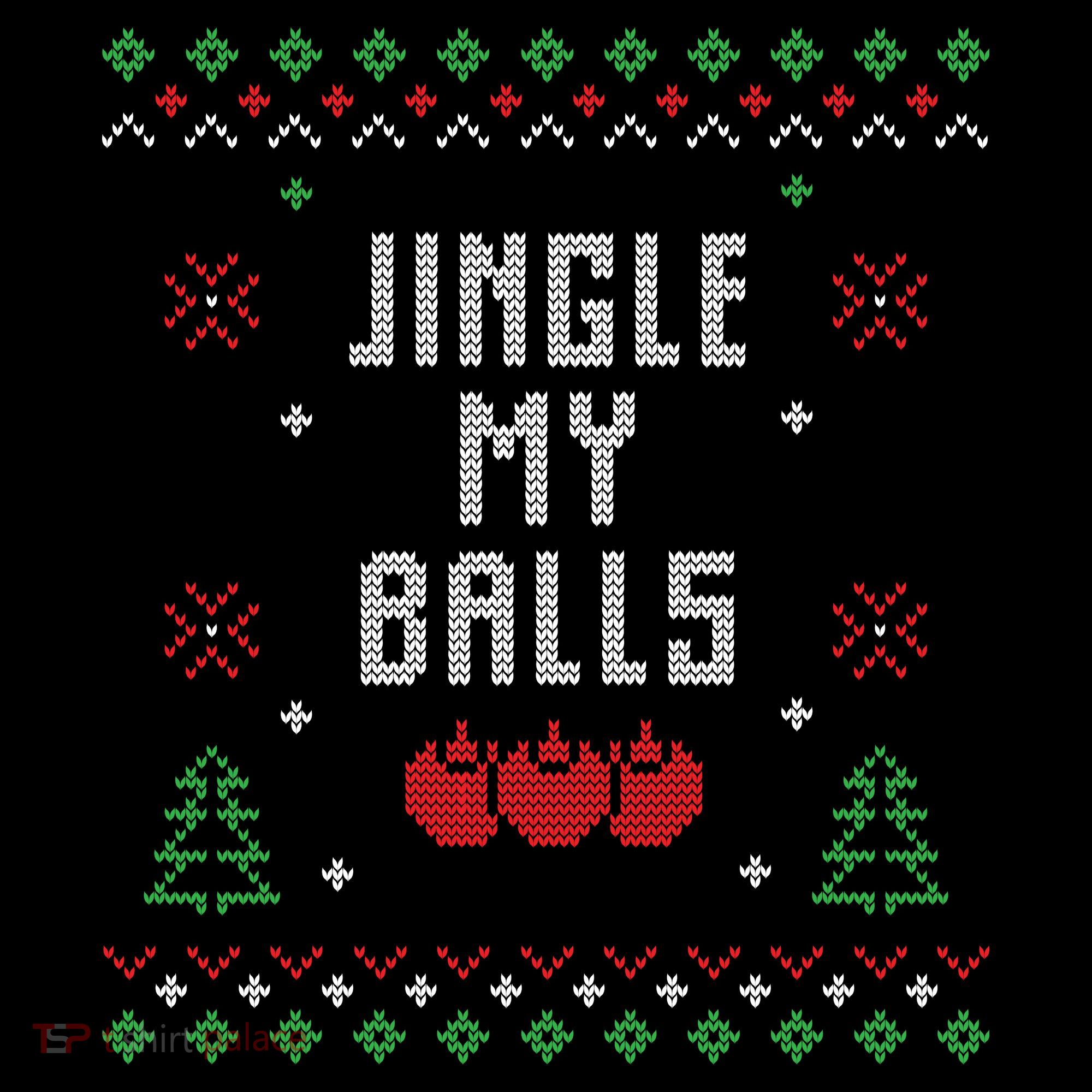 Ugly Christmas Sweater USA-Made Doggie Bandana