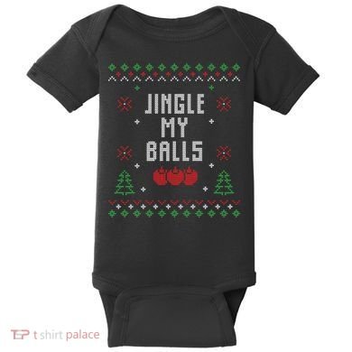 Ugly Christmas Sweater Baby Bodysuit