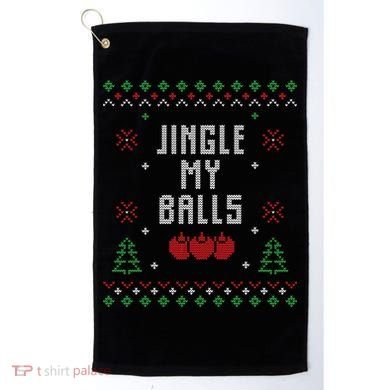 Ugly Christmas Sweater Golf Towel