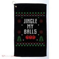 Ugly Christmas Sweater Golf Towel thumb 0