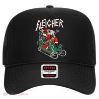 Ugly Christmas Sweater Sleigher Heavy Metal Santa Xmas Gift Hat thumb 0