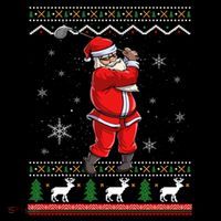 Ugly Christmas Santa Golfer Golfing Xmas Golf Lover Player Gift Coffee Mug thumb 5