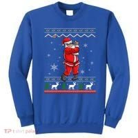 Ugly Christmas Santa Golfer Golfing Xmas Golf Lover Player Gift Sweatshirt thumb 0