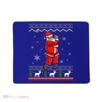 Ugly Christmas Santa Golfer Golfing Xmas Golf Lover Player Gift Mousepad thumb 0