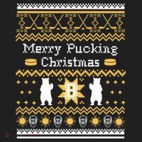 Ugly Christmas Sweater Hockey Boston Gift Beanie thumb 2