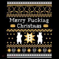 Ugly Christmas Sweater Hockey Boston Gift Women's Hoodie thumb 2