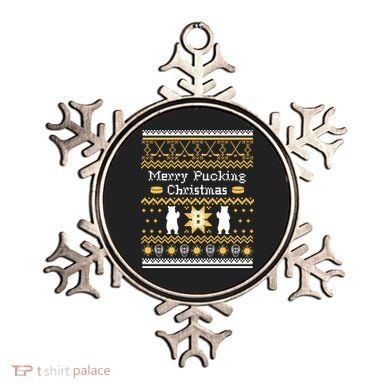 Ugly Christmas Sweater Hockey Boston Gift Ornament