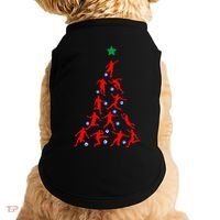 USA Christmas Soccer Jersey Xmas Tree Doggie Tank thumb 0