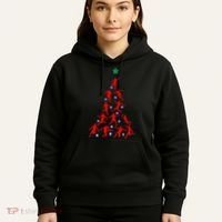 USA Christmas Soccer Jersey Xmas Tree Hoodie thumb 5
