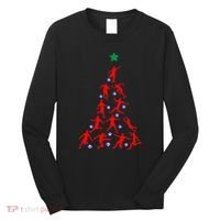 USA Christmas Soccer Jersey Xmas Tree Long Sleeve Shirt thumb 0