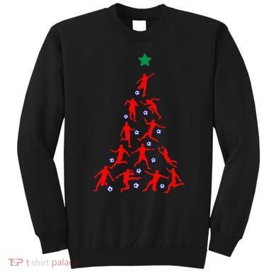 USA Christmas Soccer Jersey Xmas Tree Sweatshirt